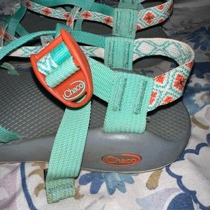Teal & Orange Chacos